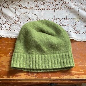 Pistil green cashmere beanie